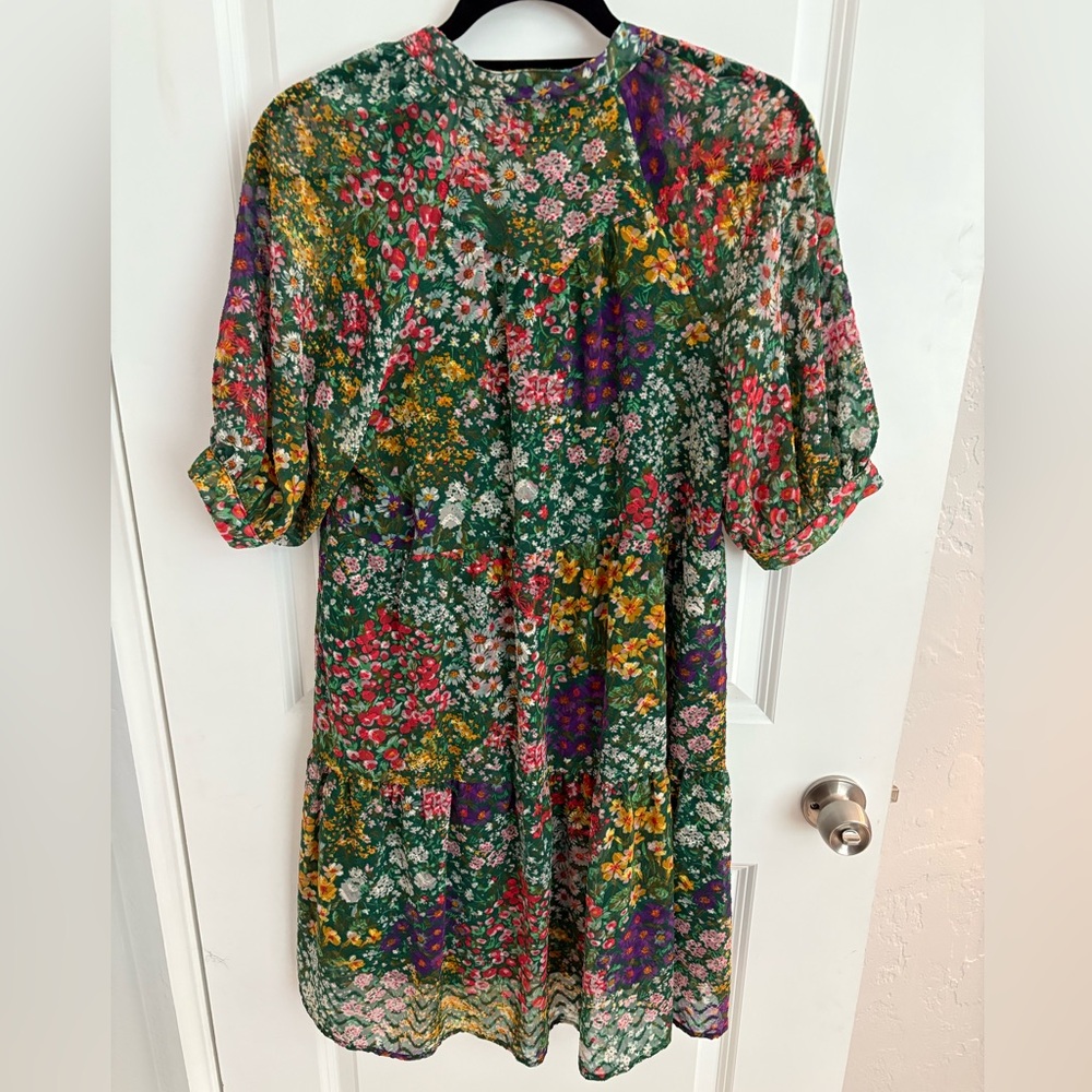 Anthropologie Maeve Tunic Floral Dress Size Small - Picture 7 of 9